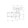 Buy cheap Nickel Plated 1/2 Angle Valve Forged Brass Water Angle Valve from wholesalers