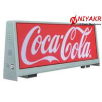 Buy cheap High Brightness P5 LED Taxi Top Advertising Double Sides 5000 Cd/sqm product