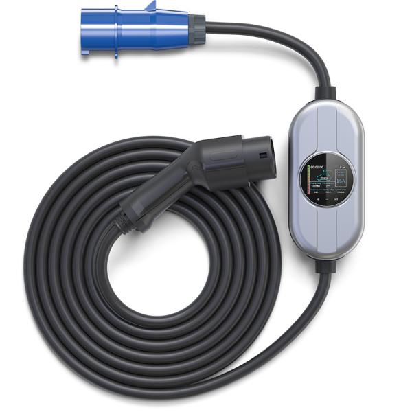 Buy cheap Type2 AC 250V EV Charger For Electric Vehicle 16A Adjusement Current Charging Pile from wholesalers