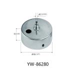 Brass Plated Satin Silver ∅20*20mm Dia Ceiling Attachment Hardware Part YW86277