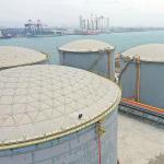 Aluminum Geodesic Dome Roof For Drinking Water Storage And Oil Storage Tank