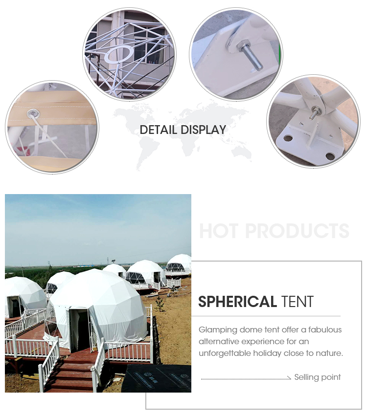 Heavy Duty Inflatable Dome Tent 500 People Waterproof Camping Tent