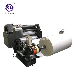 Buy cheap Surface Rewind Small Roll Slitter Rewinder PLC Control for Paper Straw from wholesalers