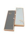 Gloss Varnish Gray Cardboard Paper Gift Packaging Box 1200GSM