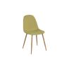 Buy cheap 4 Hardwood Legs 87cm Height Fabric Dining Chair from wholesalers
