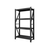 Buy cheap Custom Heavy Duty Shelving 300 Kg Layer Garage Black 4 Tier Warehouse Storage product