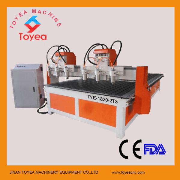 Buy cheap 1800 x 2000mm CNC multi-heads wood Engraving machine TYE-1820-2T3 from wholesalers