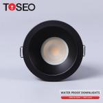 IP65 Black / White Bathroom Ceiling Spotlights AC 220 - 240V RoHS Approved