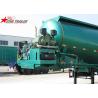 Buy cheap Banana Type Fuwa 3 Axles Bulk Cement Semi Trailer Green Colour CCC ISO Certification from wholesalers