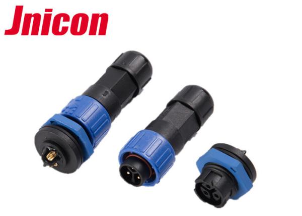 Buy cheap High Performance Industrial Power Connectors 3 Pin Fire Safety Push Locking from wholesalers