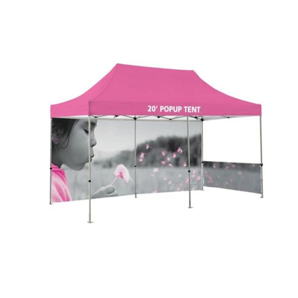Buy cheap Advertising Custom Promotional Tents Heat Transfer Printing Flame Retardant Reinforced from wholesalers