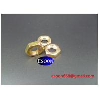 Buy cheap M10 DIN439 Hex thin nut YZP(Yellow Zinc Plated),Carbon steel Grade 8,DIN936 product