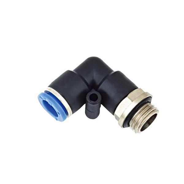 Buy cheap PL - G One Touch Push-in Elbow Pneumatic Tube Fitting Nickel Plate Black Colour from wholesalers