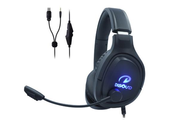Buy cheap Illumination Gaming Headset , Braided RGB Gaming Headphones from wholesalers