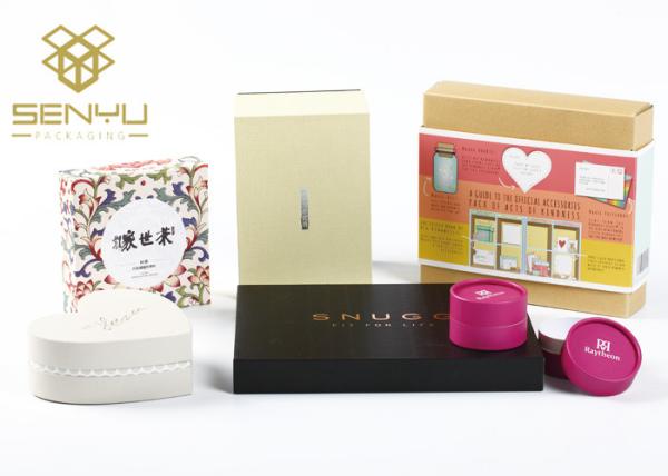 Quality Birthday Gift Box Packaging With Lid Storage Gold Or Sliver Foil Stamping Customized for sale