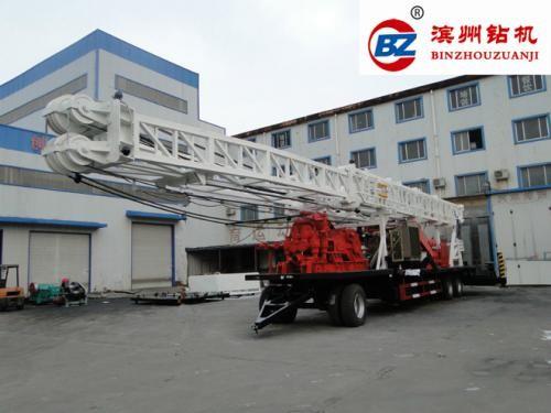 BZT1500 Trailer Mounted Water Well Drilling Machinery Rig Rotary Down 1500m Hole