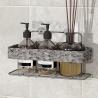 Buy cheap No Drilling Wall Mounted Bathroom Storage Rack WOVEN BASKET IRON WIRE Organizer PS Box Shower Caddy from wholesalers