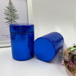 2oz 6oz 8oz 10oz 16oz 20oz Electroplated Metal Blue HDPE Bottle Manufacturers
