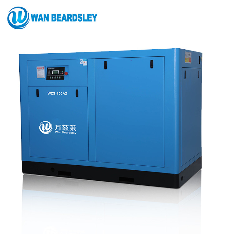 7.5KW 10 HP Fixed Speed Belt Driven Screw Air Compressor 1.1m3/Min