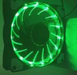NEW design 12v 120*120*25mm Ring LED PC Case Fan