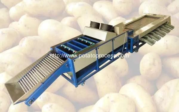 Buy cheap Integrated Type Automatic Potato Cleaning and Grader Line from wholesalers