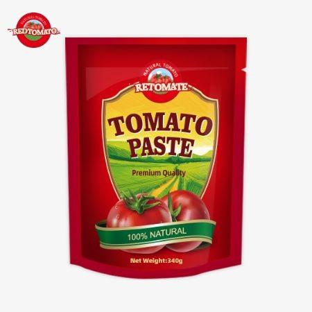 Buy cheap 340g Red Tomato Paste Stand Up Sachet Convenient And Delicious from wholesalers