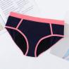 Buy cheap Cotton Spandex Period Panties Underwear Plain Dyed MidRise Maternity Period Underwear from wholesalers