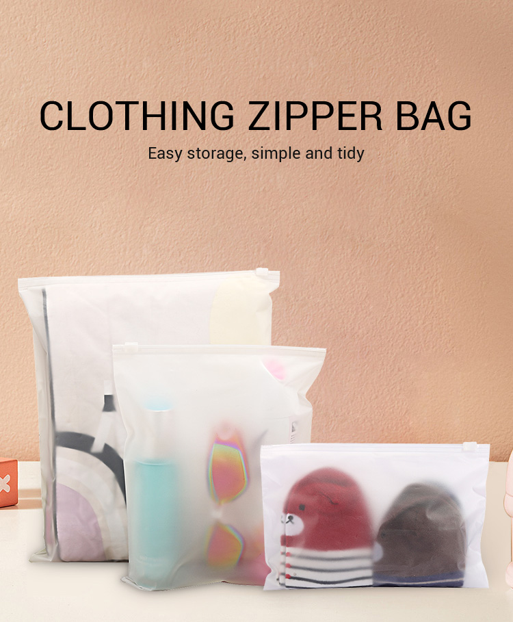 PVC/EVA/PP Custom Plastic Bag Biodegradable PVC Plastic Zip Bags For Travel