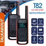 Digital Two Way Radio T82 License Free Two Way Radio Twin Pack Waterproof