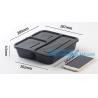 Buy cheap Disposable Plastic food delivery box Printing Sushi Tray For Food Packaging,HIPS Material Disposable Black Plastic Food from wholesalers