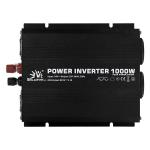 Black Durable Off Grid 12v to 220v inverter 1000 Watt Modified Sine Wave