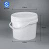 Buy cheap Plastic PP 5 Liter Round Plastic Drum 360g Dia 222mm 205mm from wholesalers