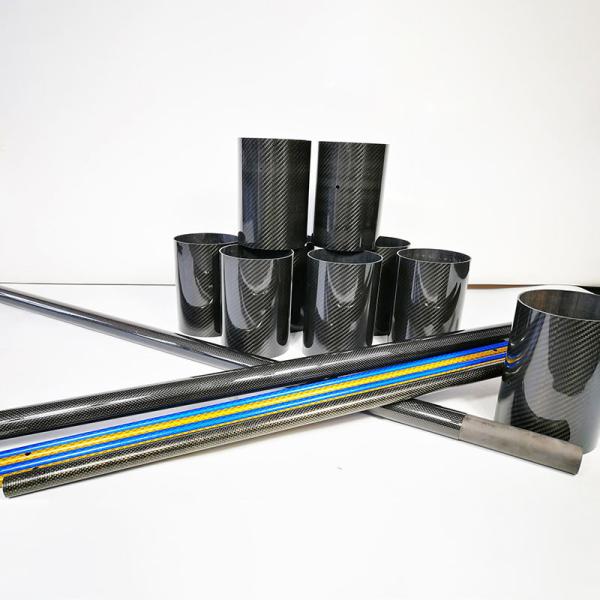 Buy cheap 100% 3K Glossy Carbon Fiber Tube Extremely Strong and Durable Light Weight from wholesalers
