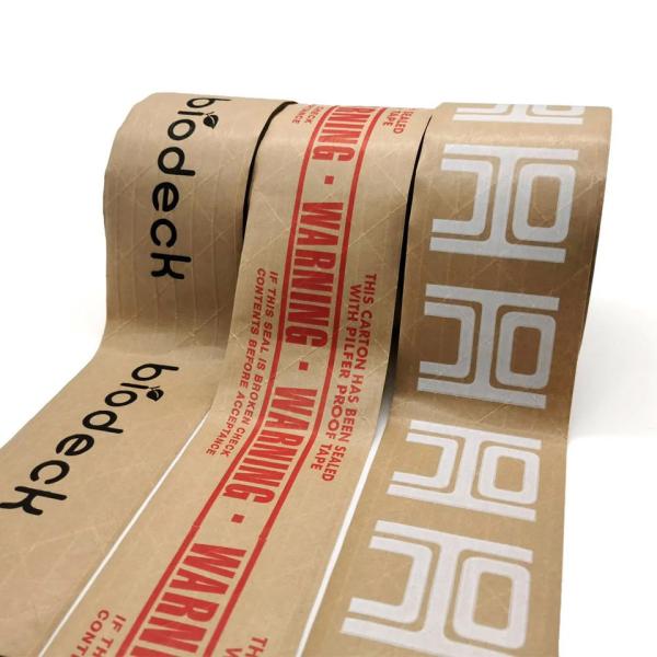 Buy cheap Printed Self Adhesive Kraft Tape Gummed Water Activated Tape from wholesalers