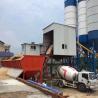 Buy cheap Construction Silo Hzs60 Concrete Batching Plant Cement Readymix Twin Shaft from wholesalers