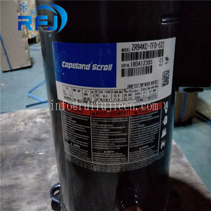 AC Power Copeland Scroll Compressor ZF11KQE-TFD-551 Electric Drive For Cold Room