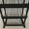 Buy cheap 4 Tiers Beverage Supermarket Display Racks With Wheels from wholesalers