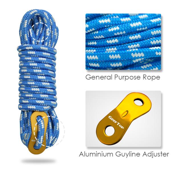 Buy cheap 0.16in Guyline Rope Outdoor Camping Accessories from wholesalers
