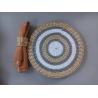 Buy cheap Hot Sale Eco- friendly Handmade Natural Water Hyacinth Woven Table Placemat Seagrass Rattan Straw Placemats from wholesalers