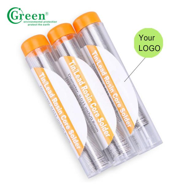 Buy cheap 60% Sn 40% Pb Rosin Core Solder Wire 0.5-2.0mm 250-260℃ Working Temperature from wholesalers