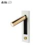 Buy cheap Contemporary embedded mounted Gold Brushed led wall lamps 3W led wall light led reading bedside wall light from wholesalers