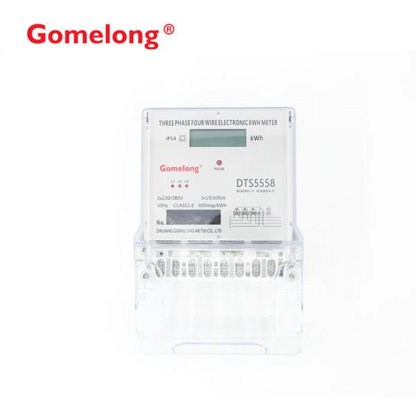Buy cheap Manufacture DTS5558 3 phase 4wire 60HZ electric energy meter price from wholesalers