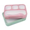 Buy cheap 4 Compartment PP Plastic School Student Lunch Box Eco Friendly Bento Box With Spoon from wholesalers