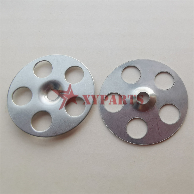 Galvanized Steel Board Fixing Self Locking Washers Round 6mm Center Hole