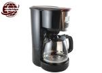 Black 1.25L Coffee Maker For Home Customer Gift PP Aluminum Glass 50-60Hz