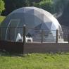 Buy cheap luxury white outdoor waterproof camping hotel safari dome tent for resort from wholesalers