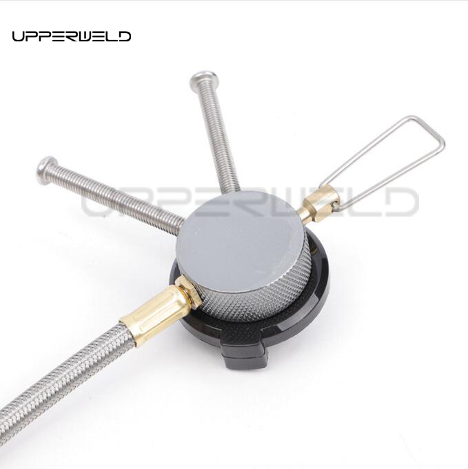 Convenient Two-leg Cassette Connecting Gas Tank Control Valve for Picnic Camping Stove