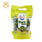 OEM Logo Zip Lock Dry Fruit Packaging Bags Lettuce Vegetable Packaging Plastic
