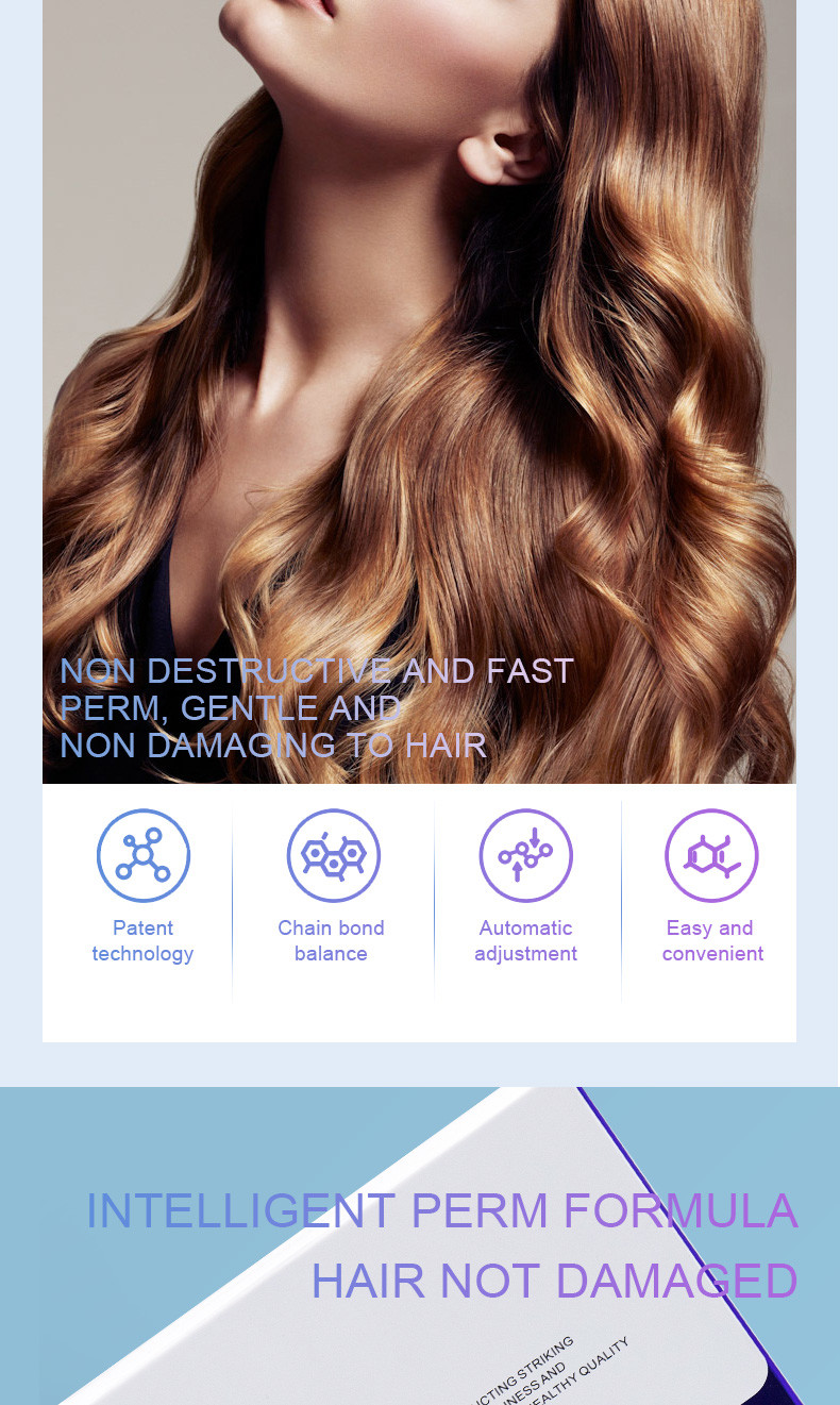 Afro Curly Perm Solution Anti Frizz Cream For Curly Hair Professional Salon Use