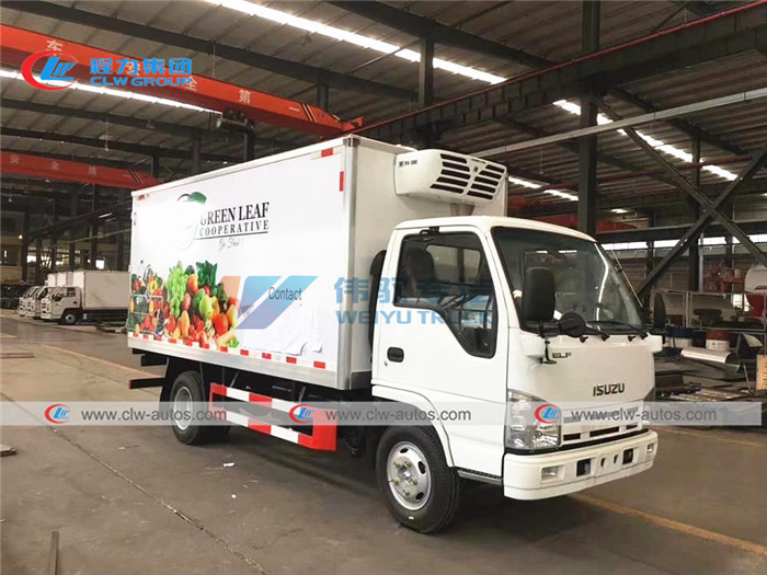ISUZU 4T Freezer Box Truck With Thermo King Refrigerator